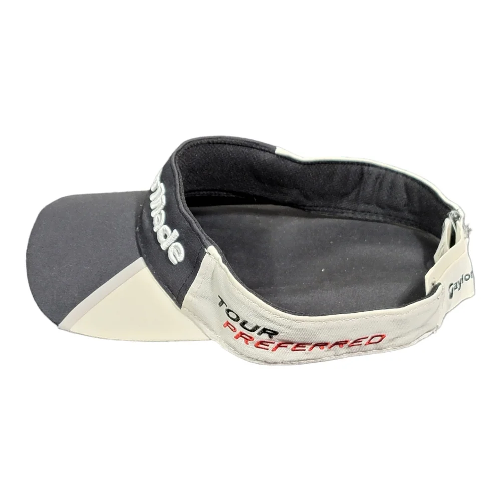 Taylormade Aero Tour Preferred‎ Strapback Sun Visor  Adjustable Gray Sunvisor